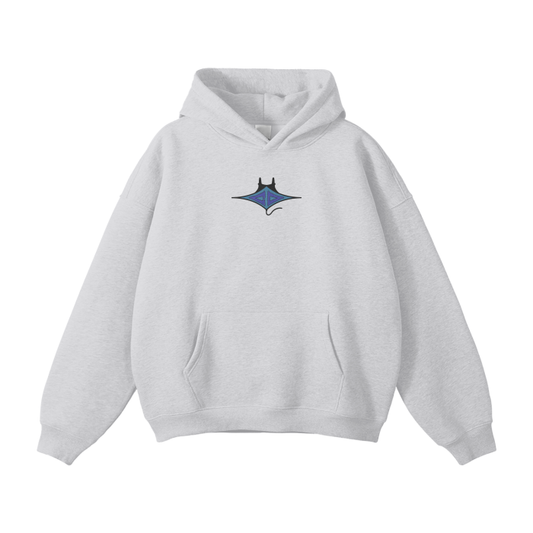 Light Blue Coastal Deeds Icon Hoodie