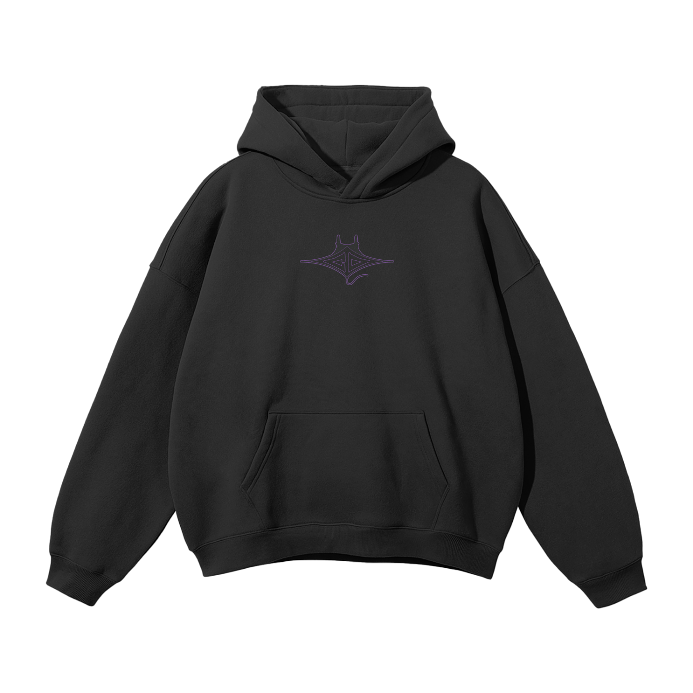 Purple Coastal Deeds Icon Hoodie