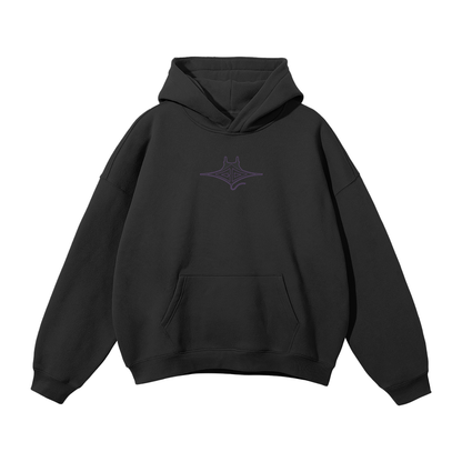Purple Coastal Deeds Icon Hoodie